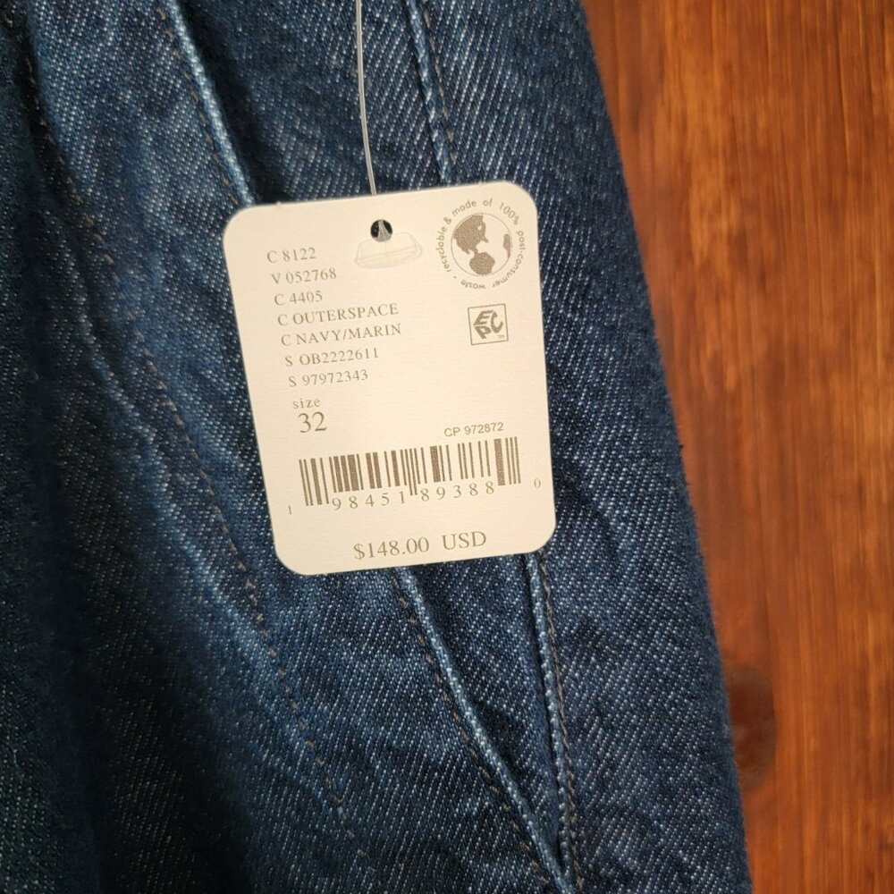 We The Free CRVY New Spin Trouser Jeans 32 Short Outerspace Dark Wash $148 NWT - Picture 4 of 12